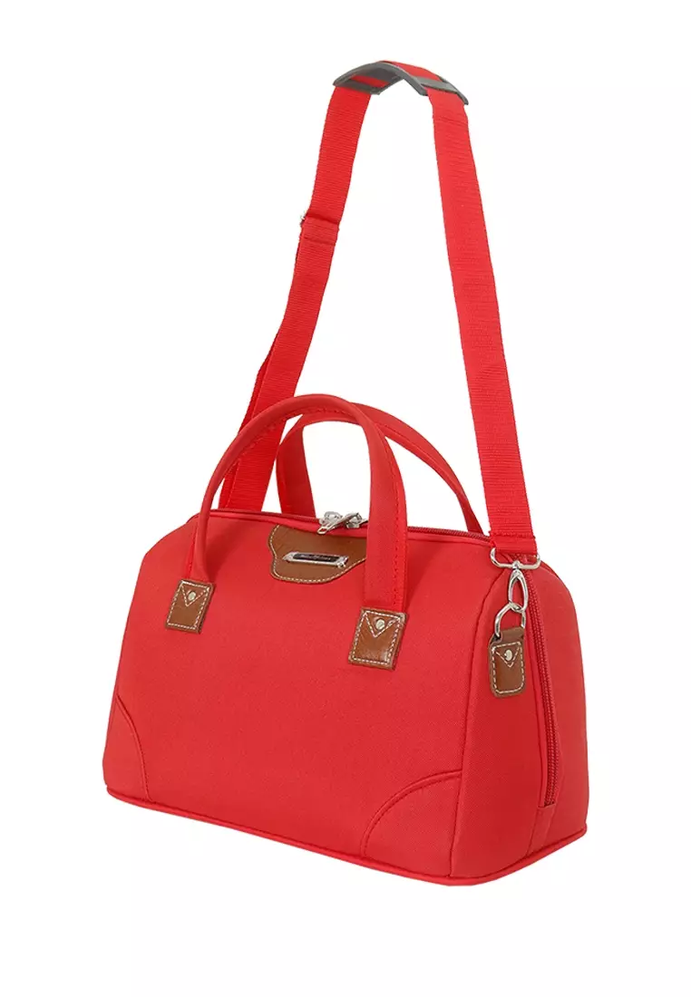 Tas Jinjing - Tote Bag Travel Time 6189 - 14 inch Red