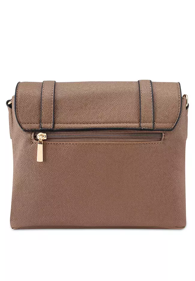 Saffiano Texture Mini Sling Bag