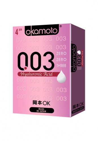 Okamoto Okamoto 003 Hyaluronic Acid Pack of 4s 701DAES1D1AB2CGS_1