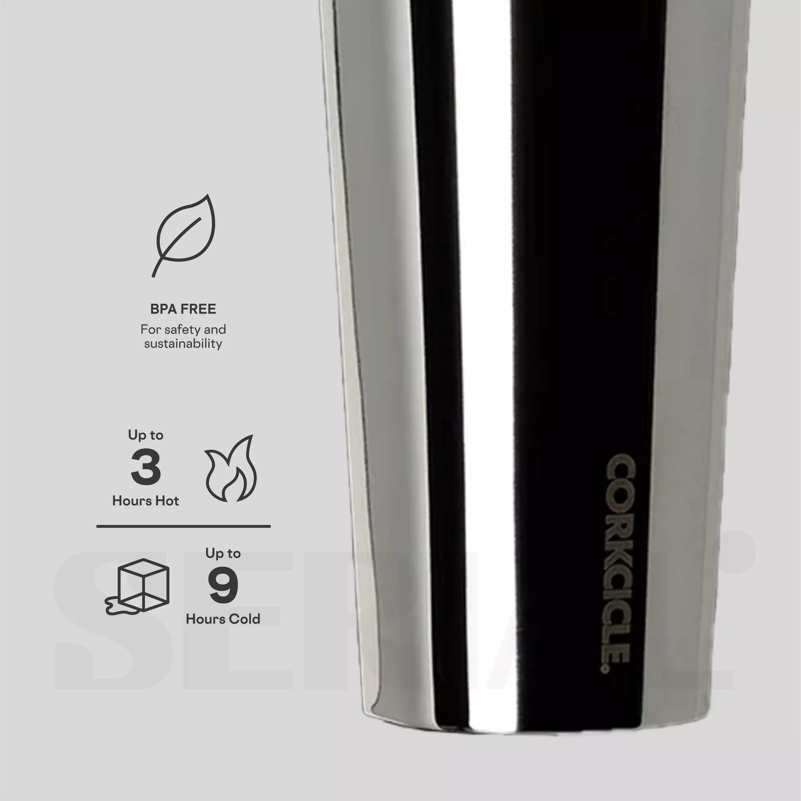 CORKCICLE® Tumbler 24oz - Tungsten
