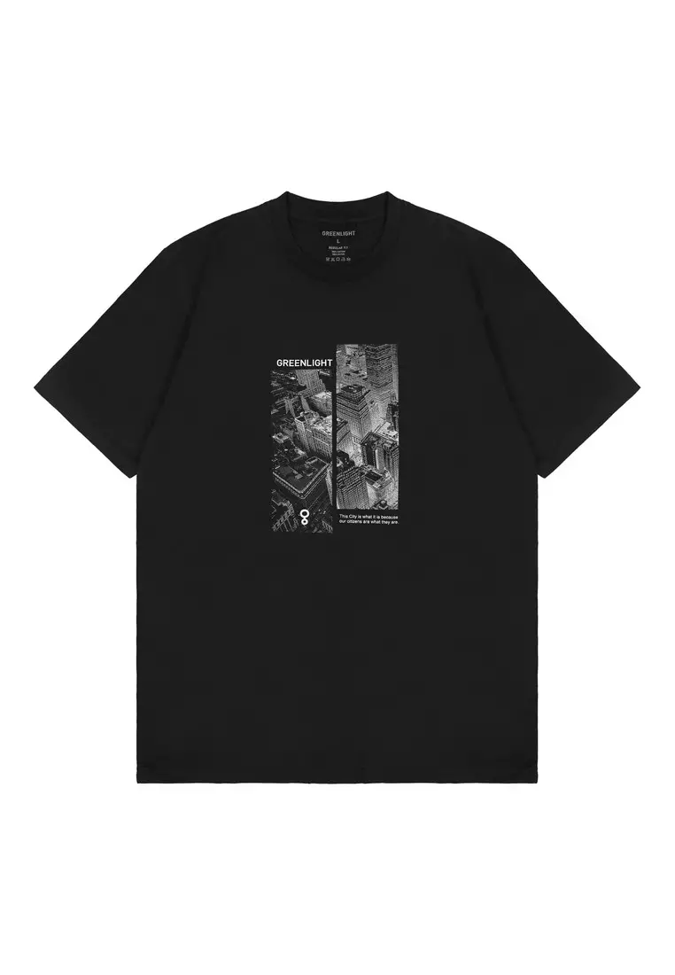 Greenlight Men's T-Shirt Short Sleeve Regular Fit Cotton Shar OL-C341224