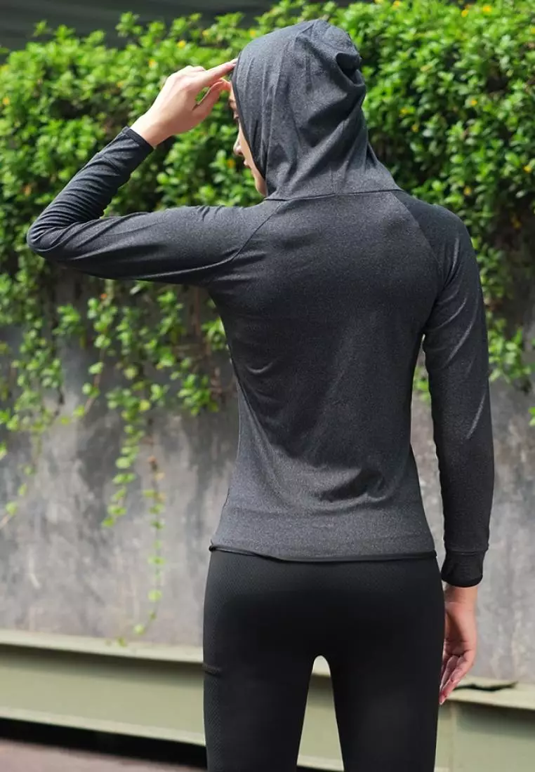 FITWEAR - BELLA B-HOODIE JACKET - DARK GREY