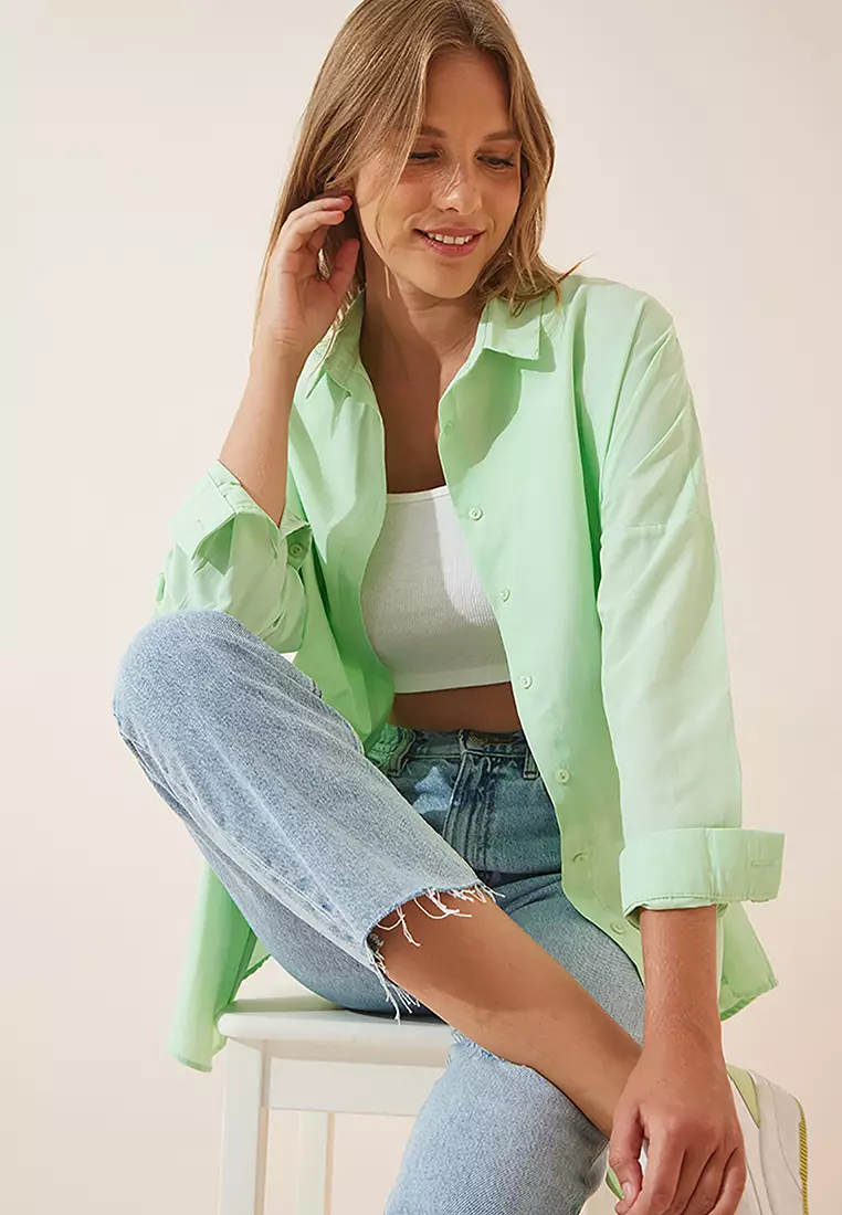 Oversize Long Basic Shirt