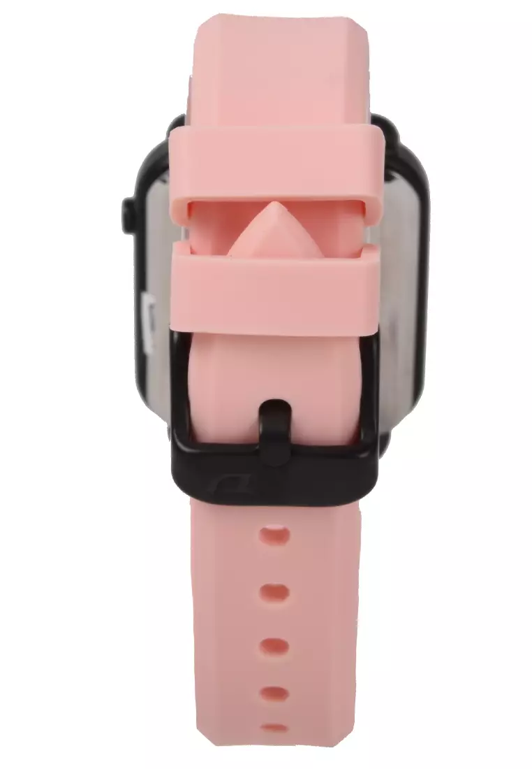 Digitec - Jam Tangan Wanita - Black - Pink Rubber Strap - MDG6090-I