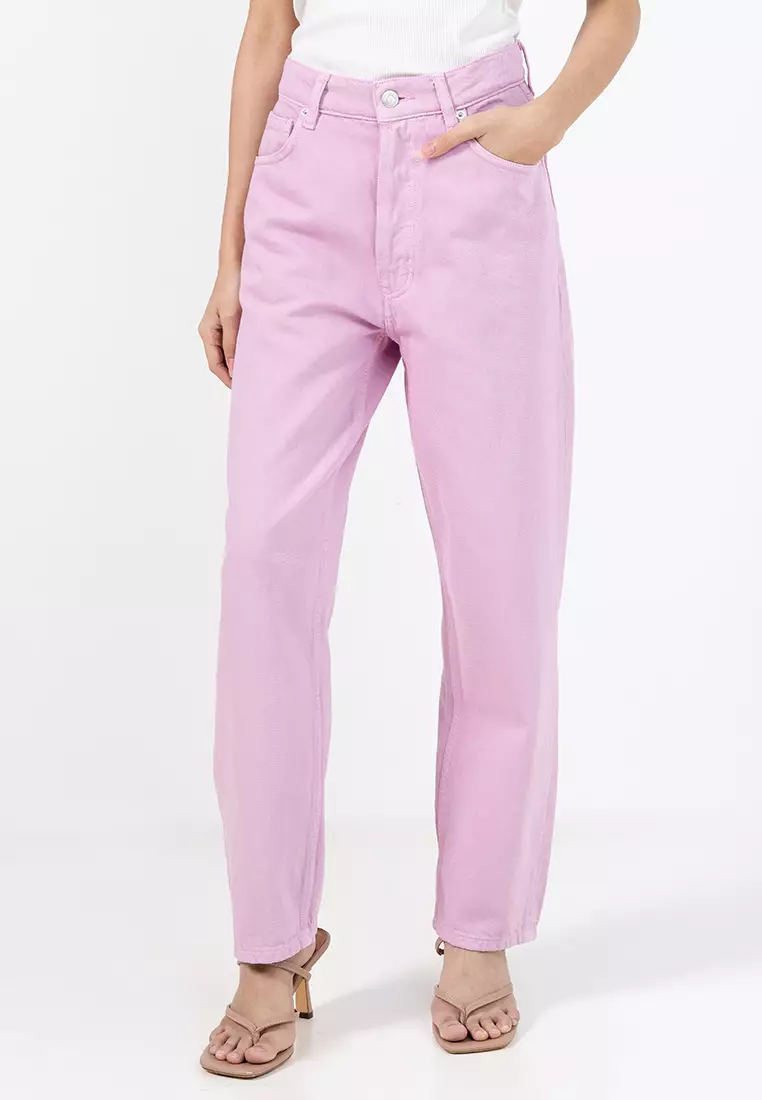 High-Waisted Mom-Fit Jeans