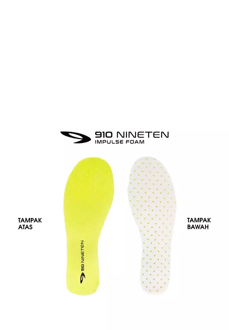 910 Nineten Haze MIRAEIGE Sepatu Lari - HITAM/ABU