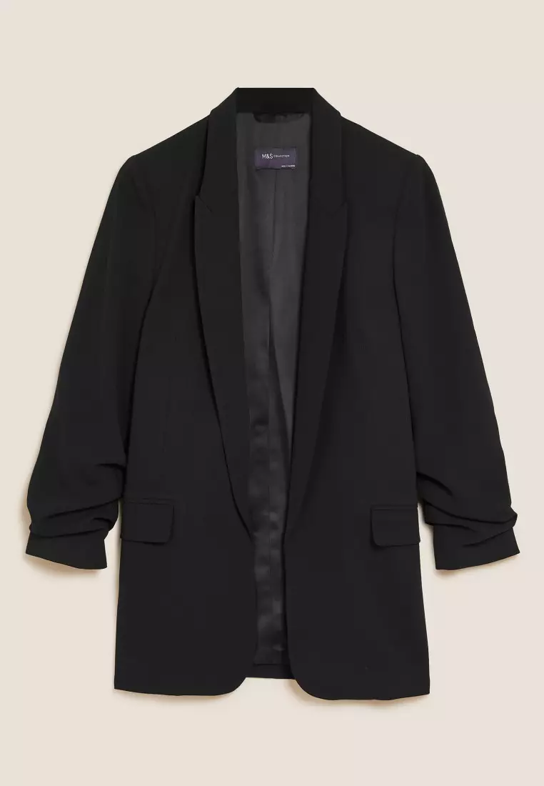 Marks and spencer black blazer best sale