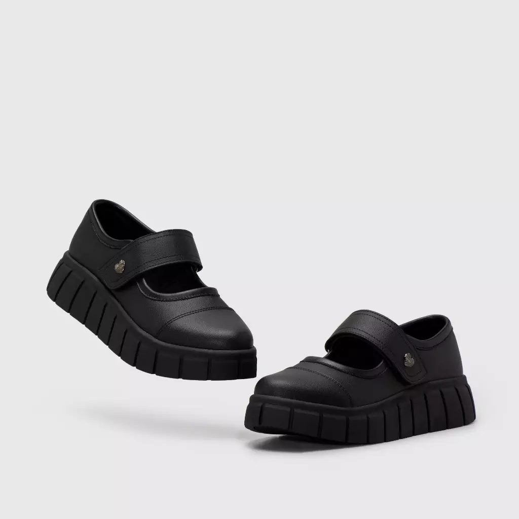Adorableprojects - Achilla Mary Jane Sneakers Black - Sneakers Wanita