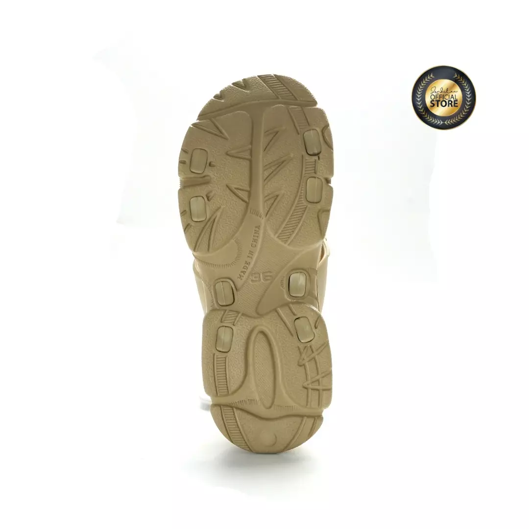 ZANDILAC - SANDAL WANITA DEWASA CH220524WD - COKLAT JAHE