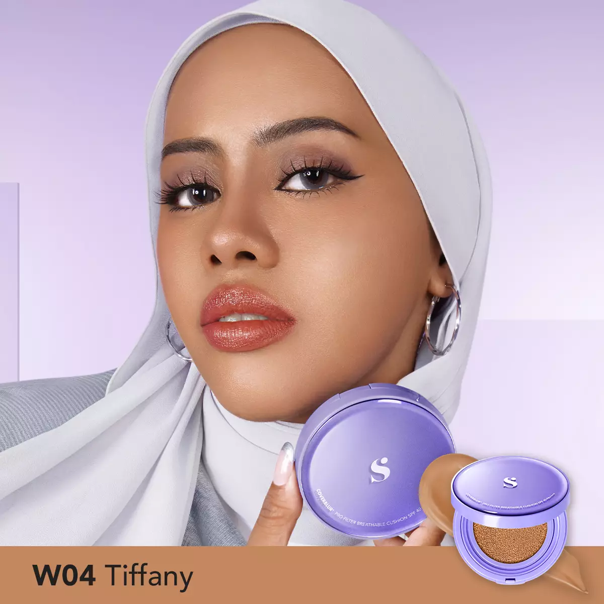 SOMETHINC Copy Paste COVERBLUR Powder Foundation -  W04 Tiffany