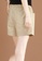 A-IN GIRLS beige Elastic Waist Casual Shorts 80B6AAA03DC14BGS_2