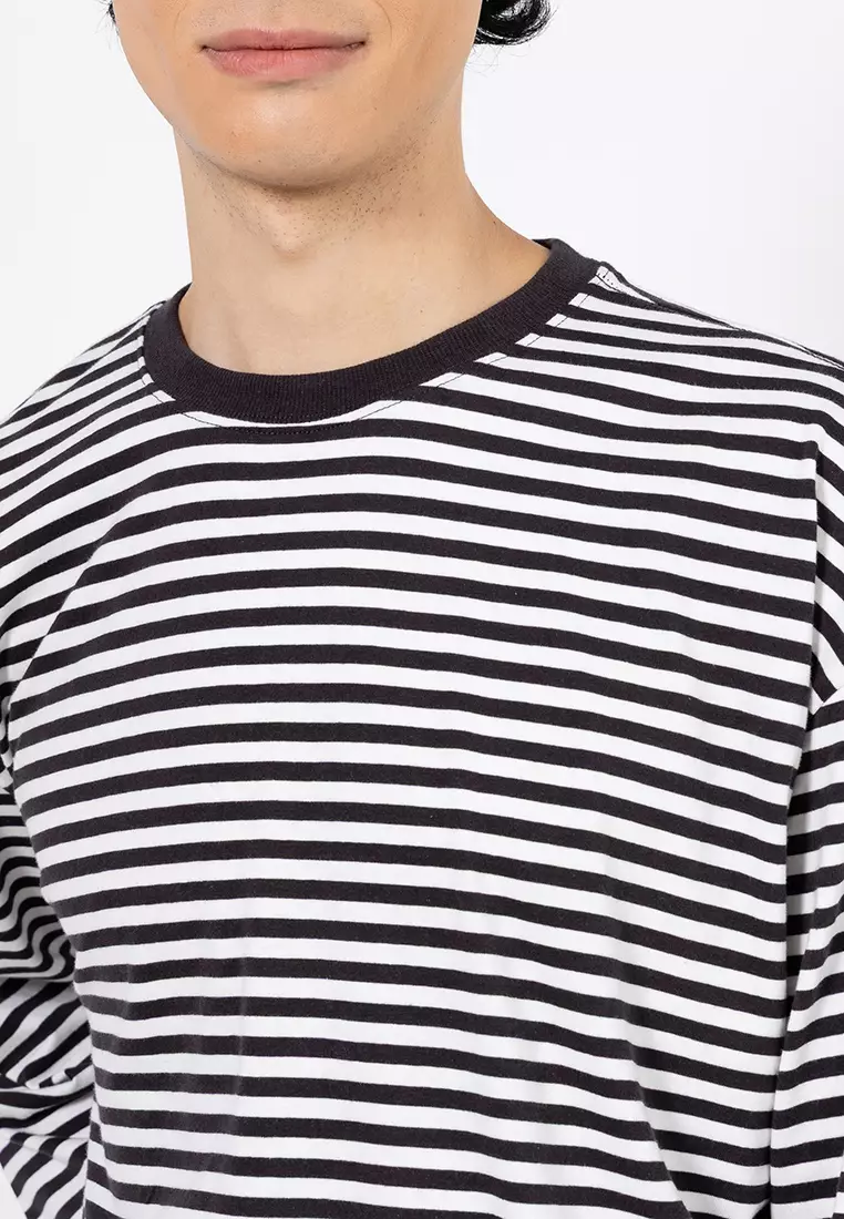 Cropped Fit Long Sleeves T-Shirt