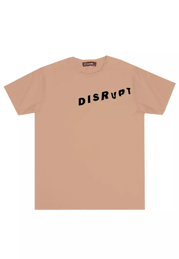 Nade NTC12 nade kaos pria tangan pendek nade japan disrupt khaki