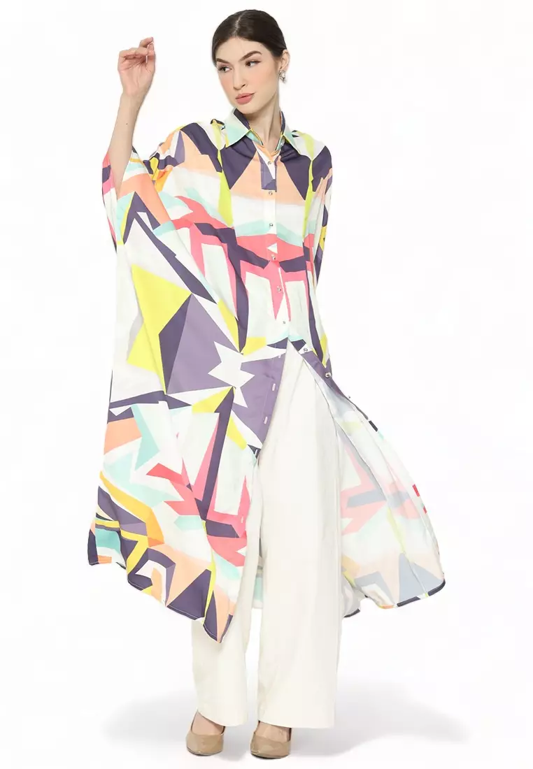 Kanzi Collared Kaftan