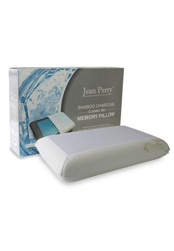 Jean Perry white Jean Perry Ecohealth Bamboo Charcoal Gel Classic Memory Pillow A6C60HL65A0A62GS_1