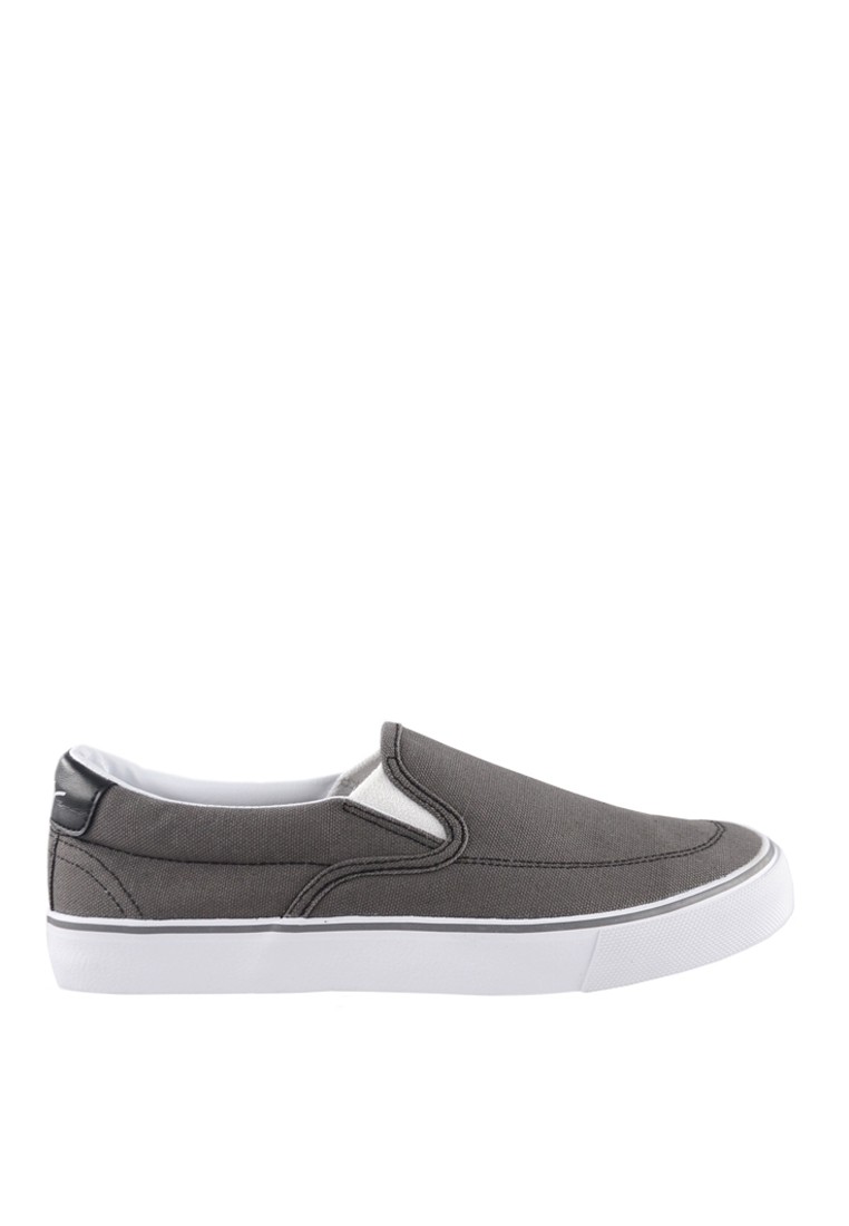 Pallas Jazz Casual Color Shoes Slip On 407-0330 Dark Grey