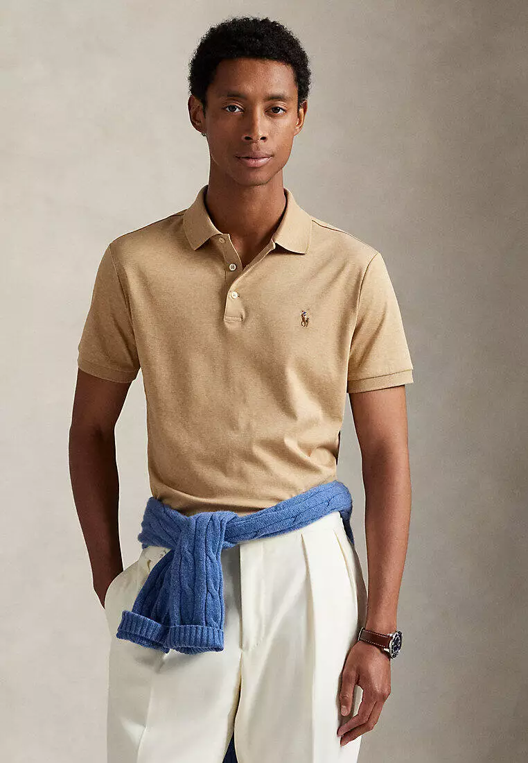 トップス POLO RALPH LAUREN CUSTOM SLIM FIT M Polo Ralph Lauren Men's New Custom Slim Polo Shirt, (Spring/Summer
