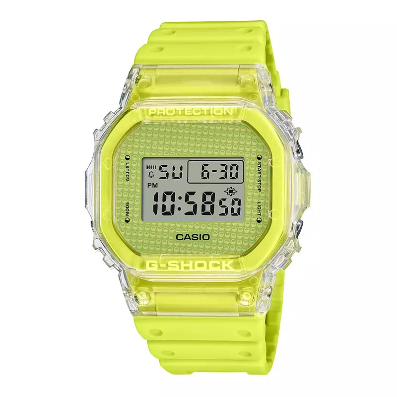 Jam Tangan Pria Casio G-Shock DW-5600GL-9DR Lucky Drop Series Inspired Capsule Toy Vending Machines Resin Band