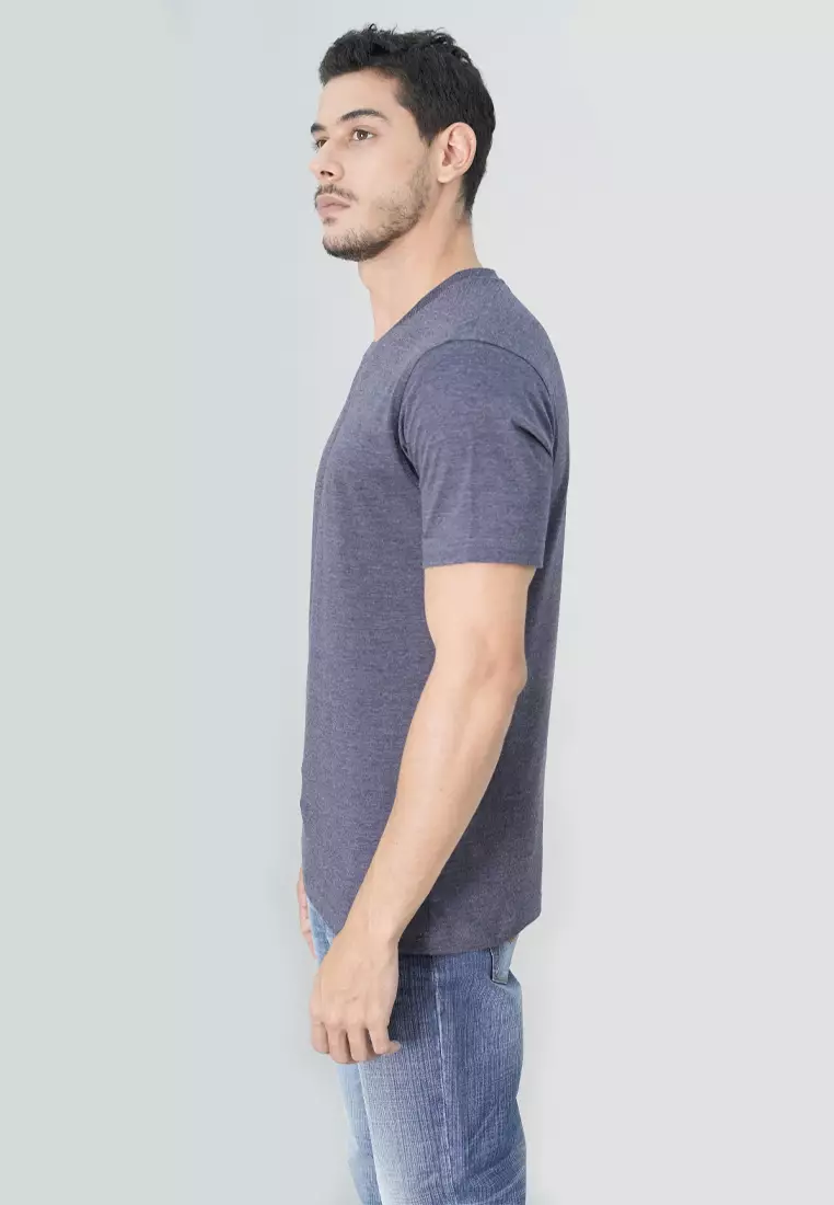 Johnwin - Slim Fit - Kaos Polos - Kaos Essential - Variasi Warna - FTS.622.S484