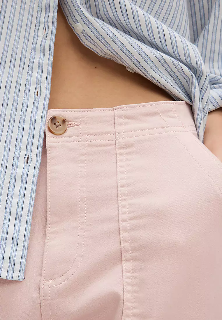 Cotton Blend Slim Fit Joggers