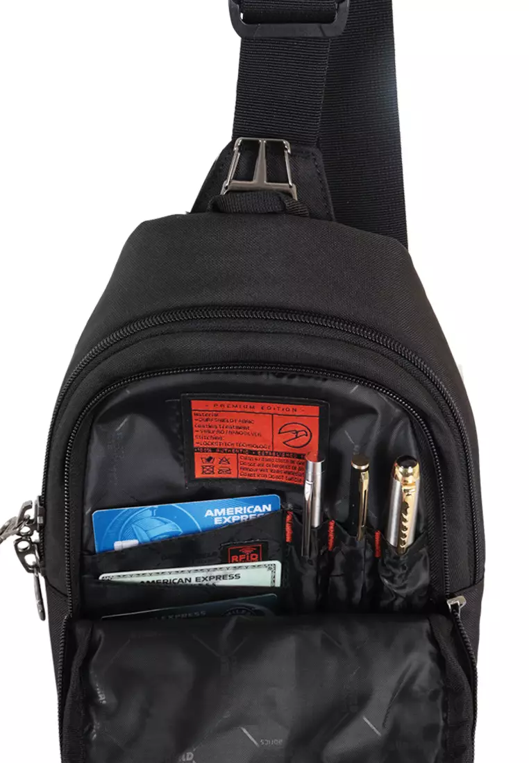 5803 Sling Bag With Virupro Anti-Microbial Protection | Anti-Theft | RFID Protected