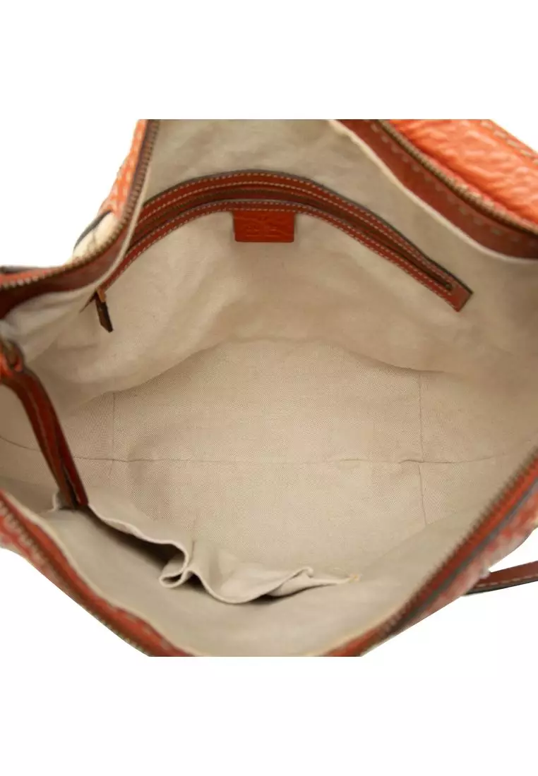 Pre-Loved Gucci Medium Gg Canvas Running Satchel