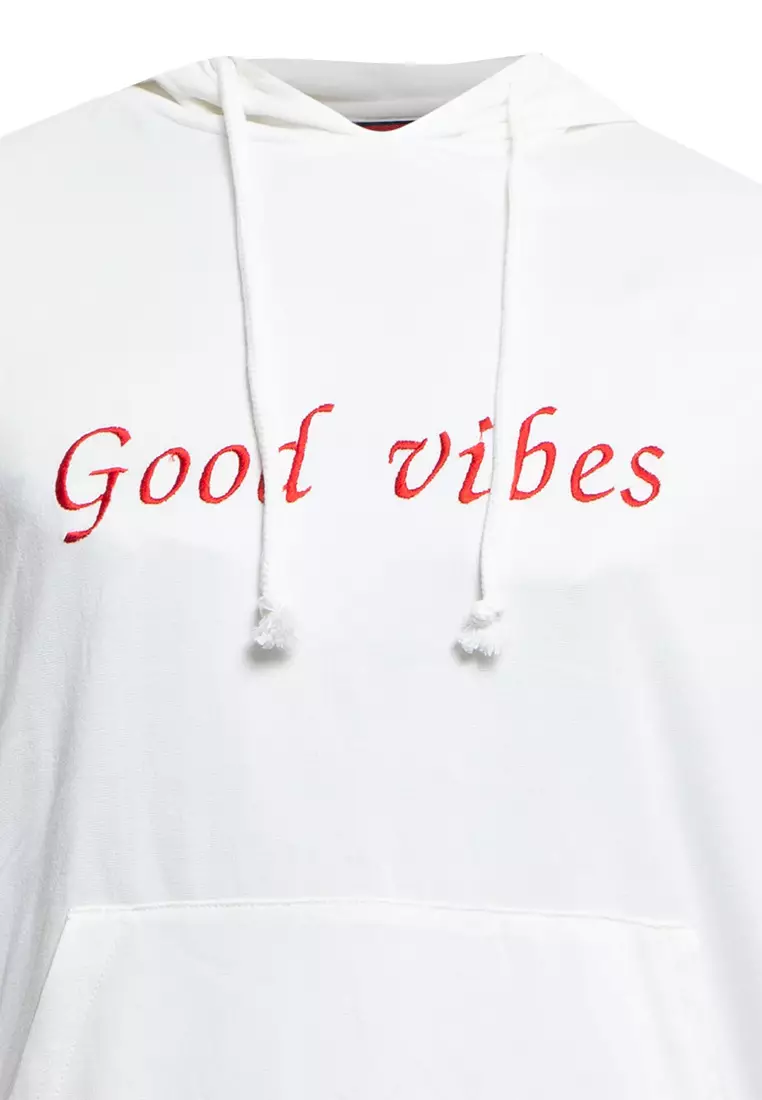 Long Sleeve Hoodie Hodey No Zipper Bordir  Vibes
