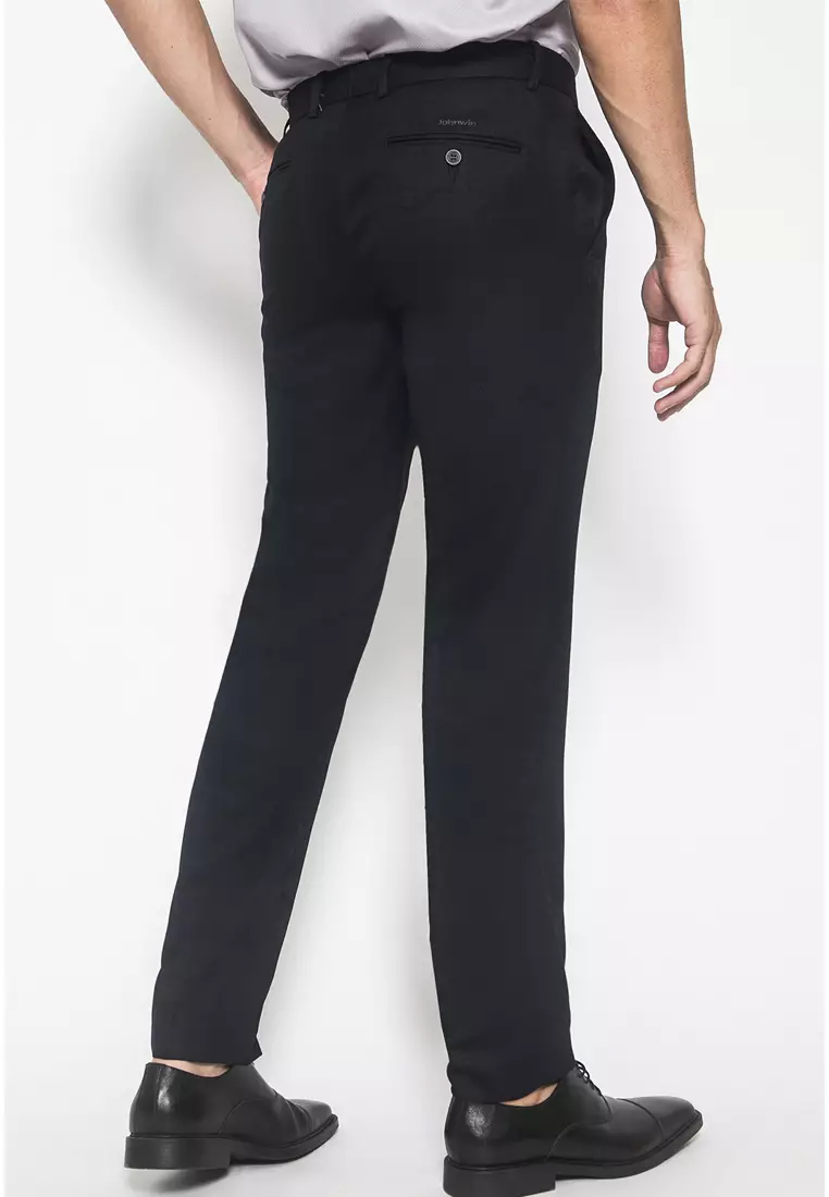 Slim Fit - Celana Formal - Celana Pria - Double Pocket - F.958.010.127