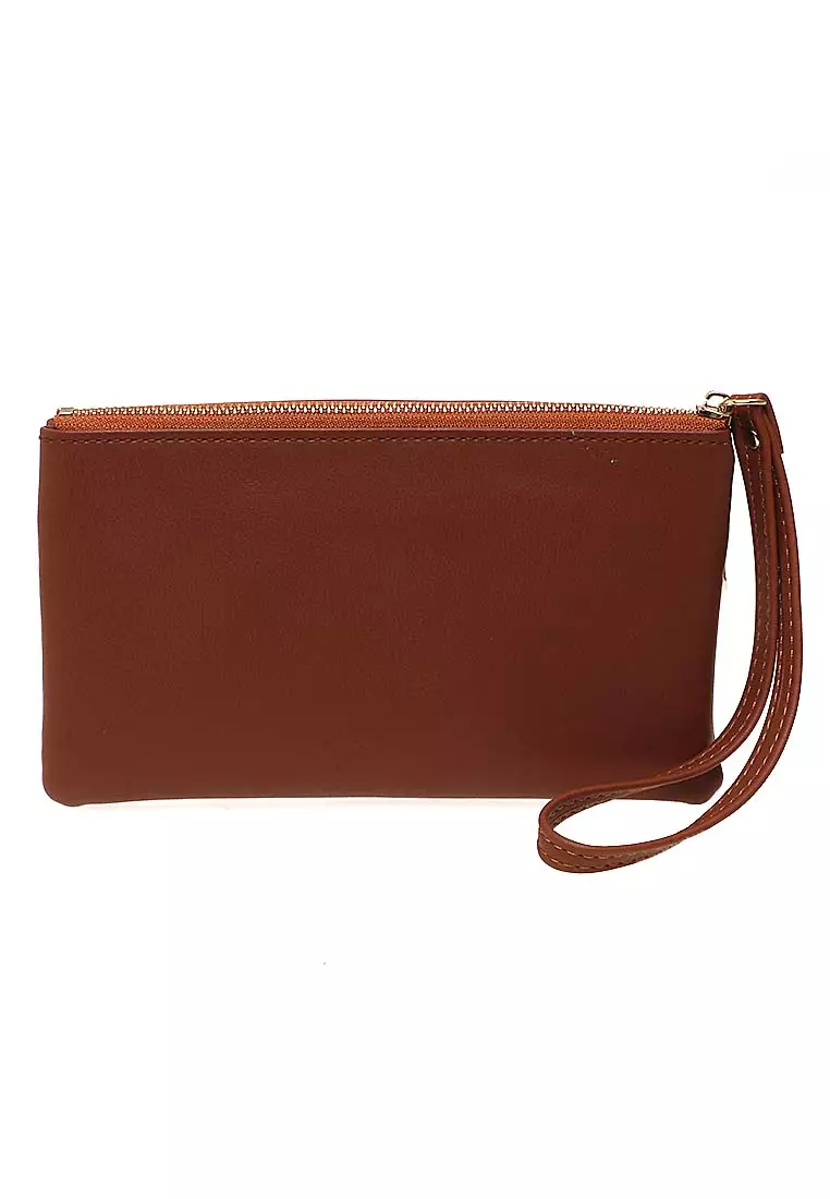 Dompet Clutch Wanita Model Panjang Large Compartment Material Leather Kulit ORIGINAL