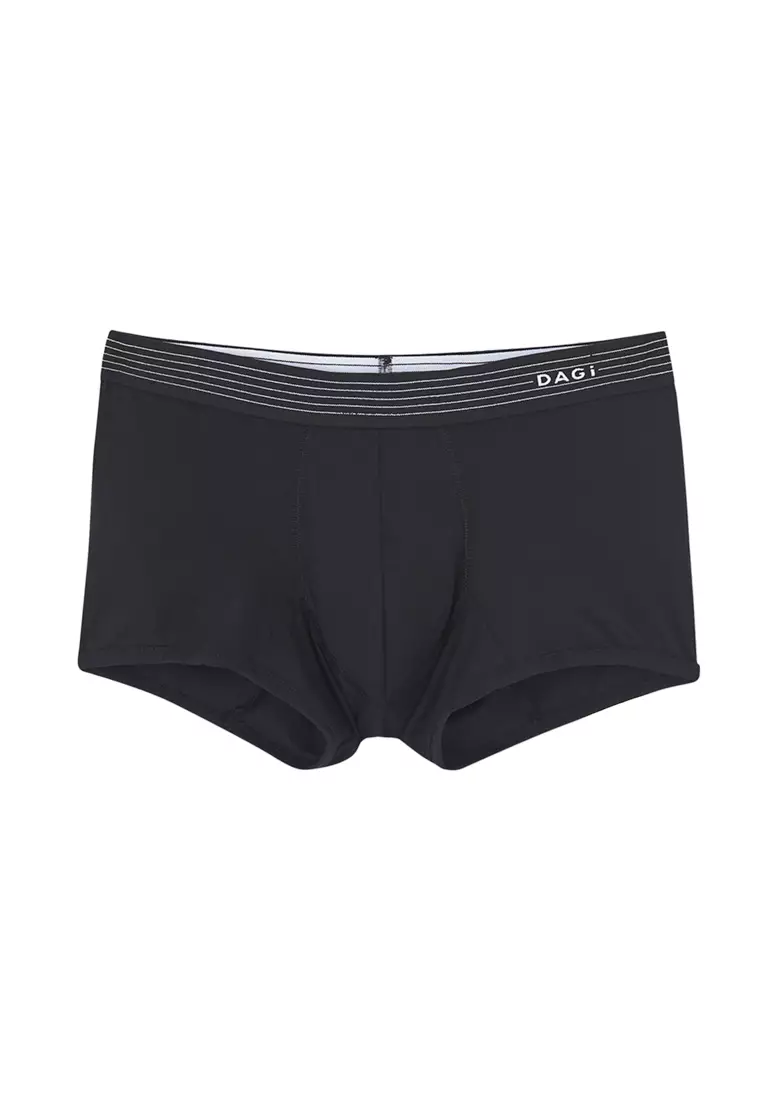 Buy DAGİ Black Basic Boxers, Regular Fit, Short Leg, Underwear for Men  Online
