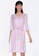 ZALORA BASICS pink Puff Sleeves Knee Length Dress 52321AA099F268GS_1