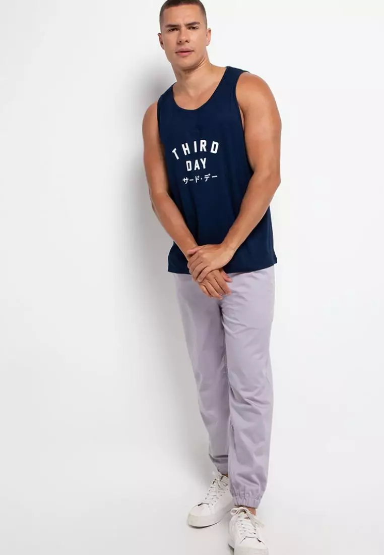 MTH59 Thirdday Kutung Pria Casual HKR Td Simple Navy