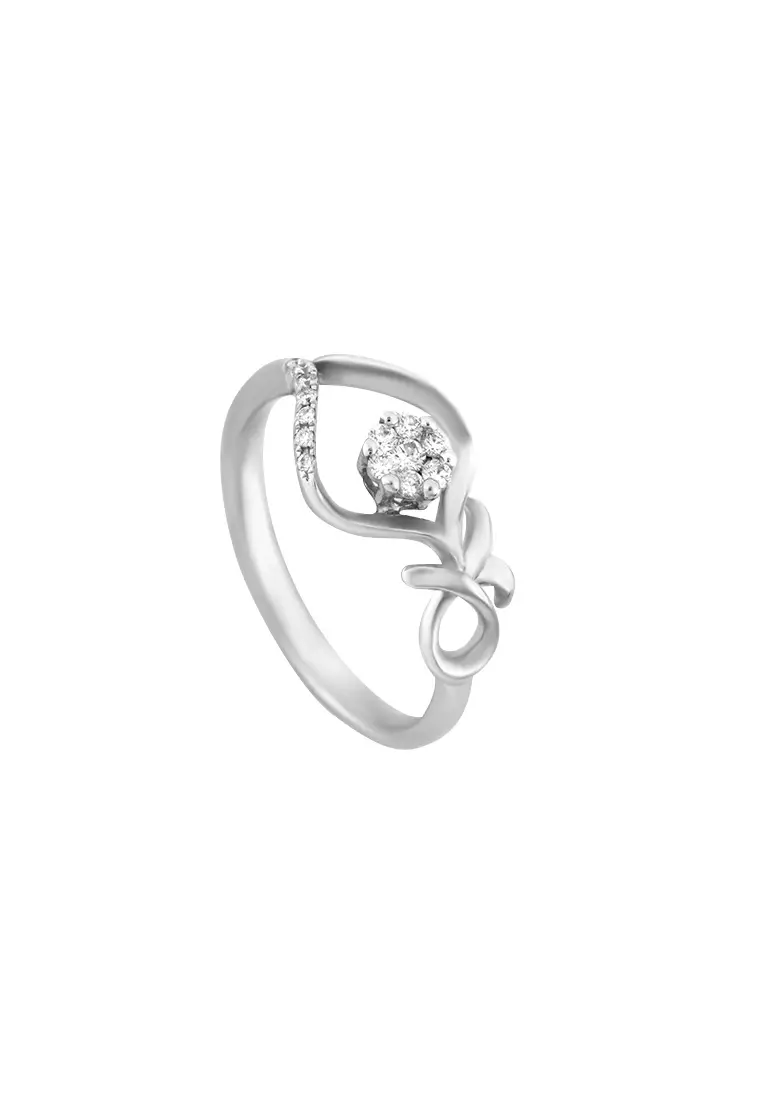 Buy TOMEI TOMEI Revelry in Ravishing Sparks Ring Diamond White