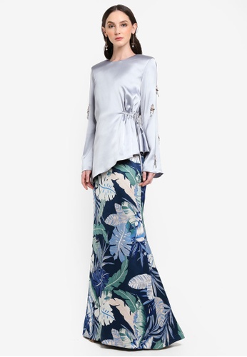 Buy Jovian Mandagie For Zalora Maleeya Set Modern Baju Kurung Online Zalora Malaysia