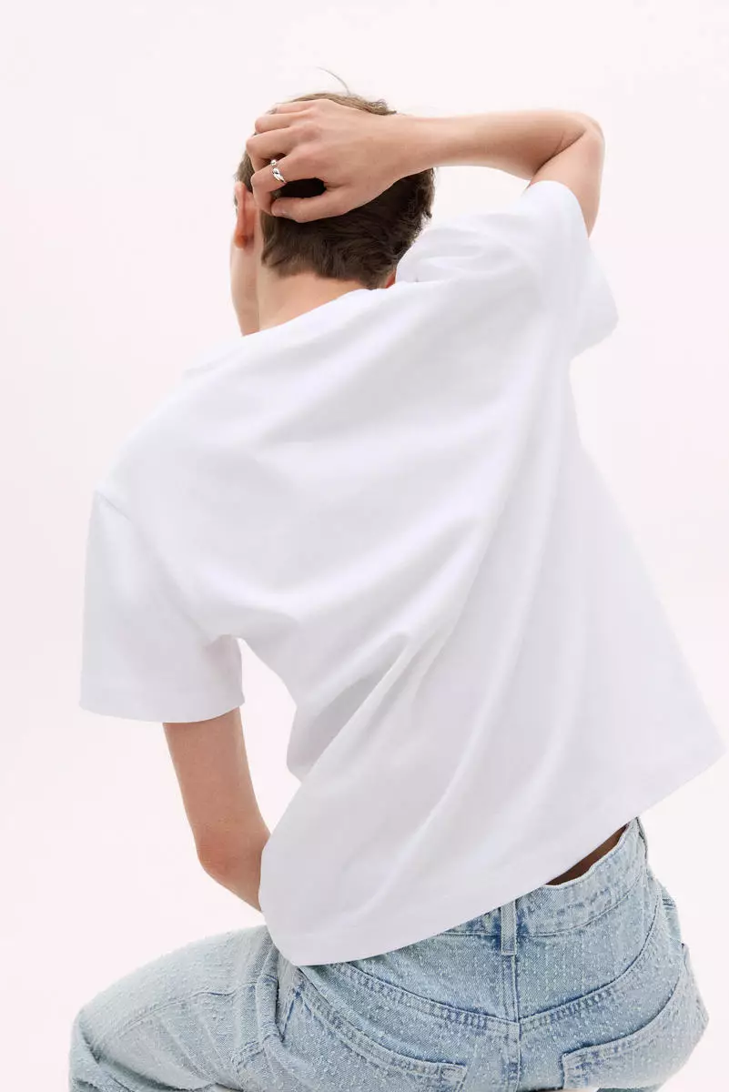 Oversized cotton T-shirt