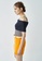 iROO orange Basic Orange Skirt 54C76AA8F91EB3GS_4