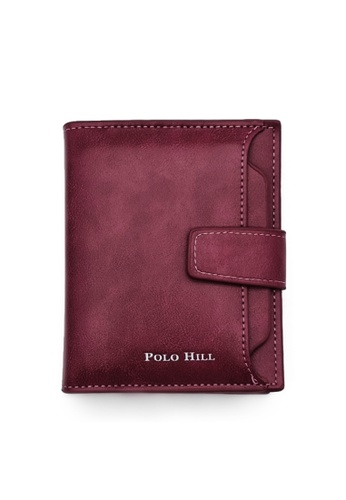 POLO HILL 紅色 POLO HILL Ladies Short Multi-Card Wallet with Detachable Compartment 032E5AC5A537F8GS_1