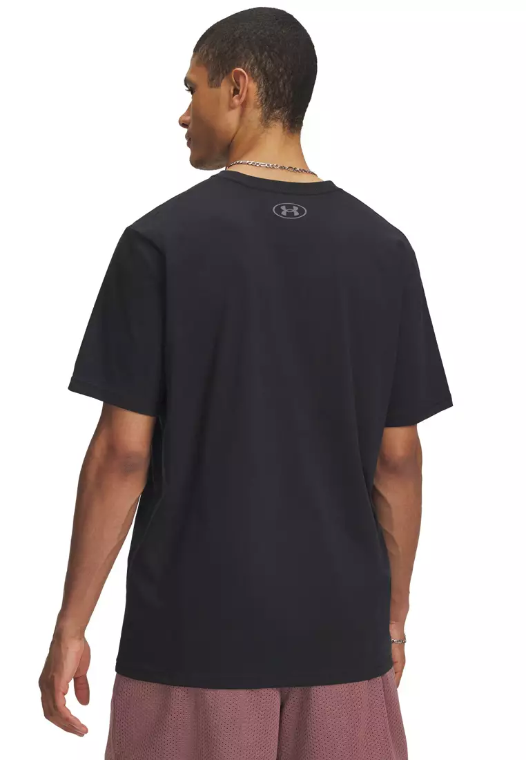 Triple Stack Left Chest Logo Short Sleeves T-Shirt