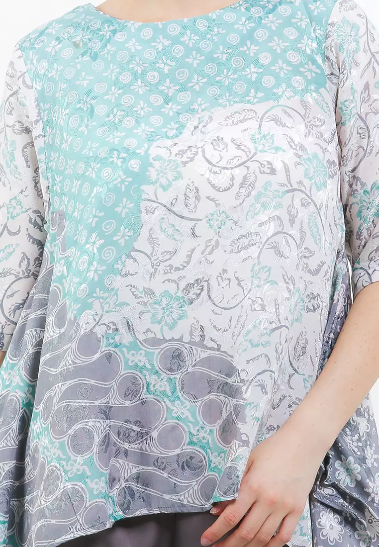 Nesya Blouse Batik Viscose Wanita