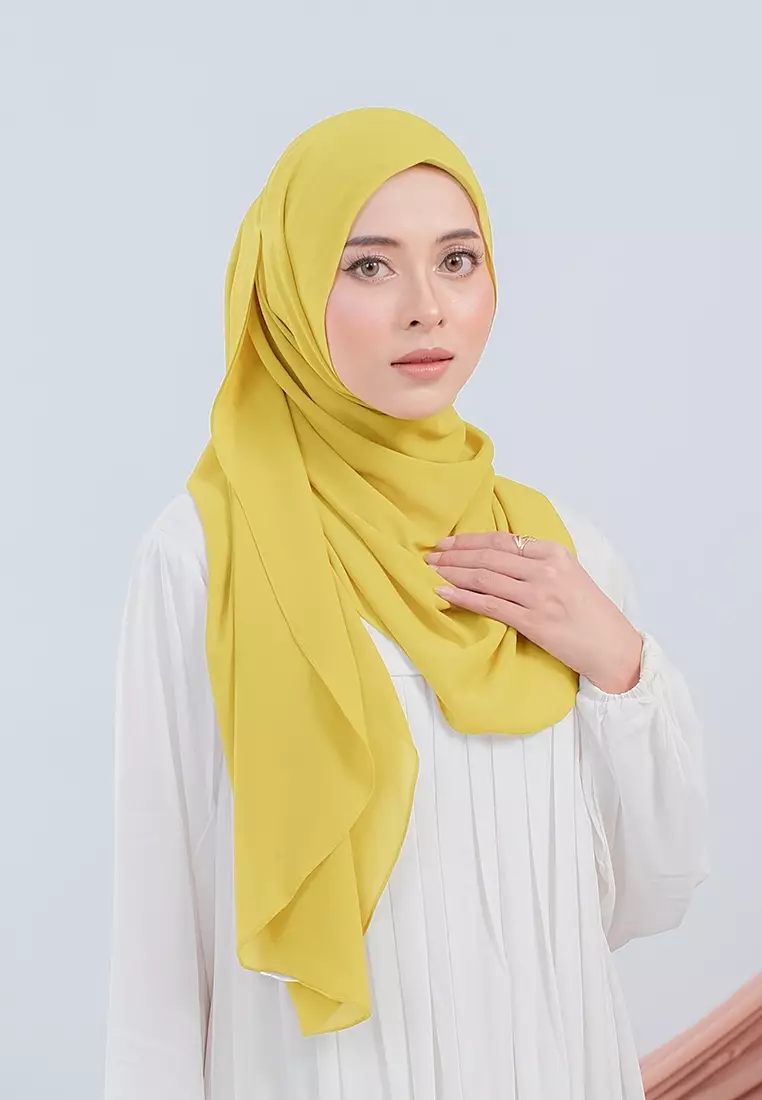 HIJAB INSTAN SABIYA - LIGHT MUSTARD