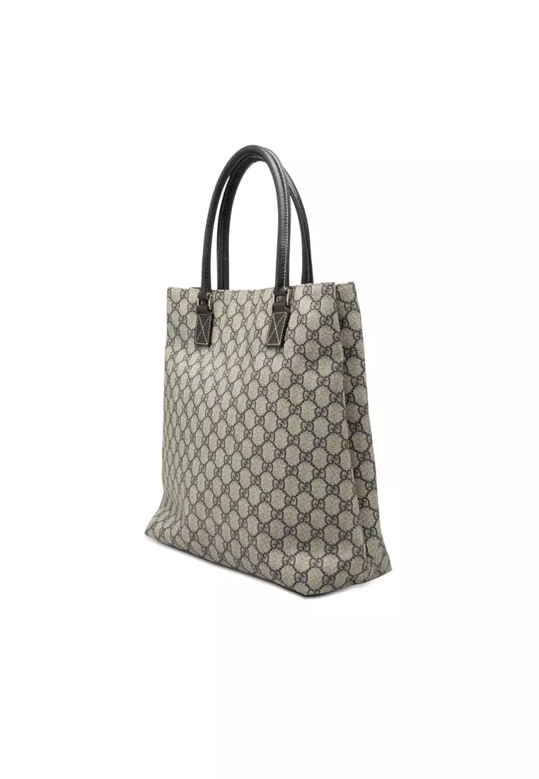 Pre-Loved Gucci Gg Supreme Tote
