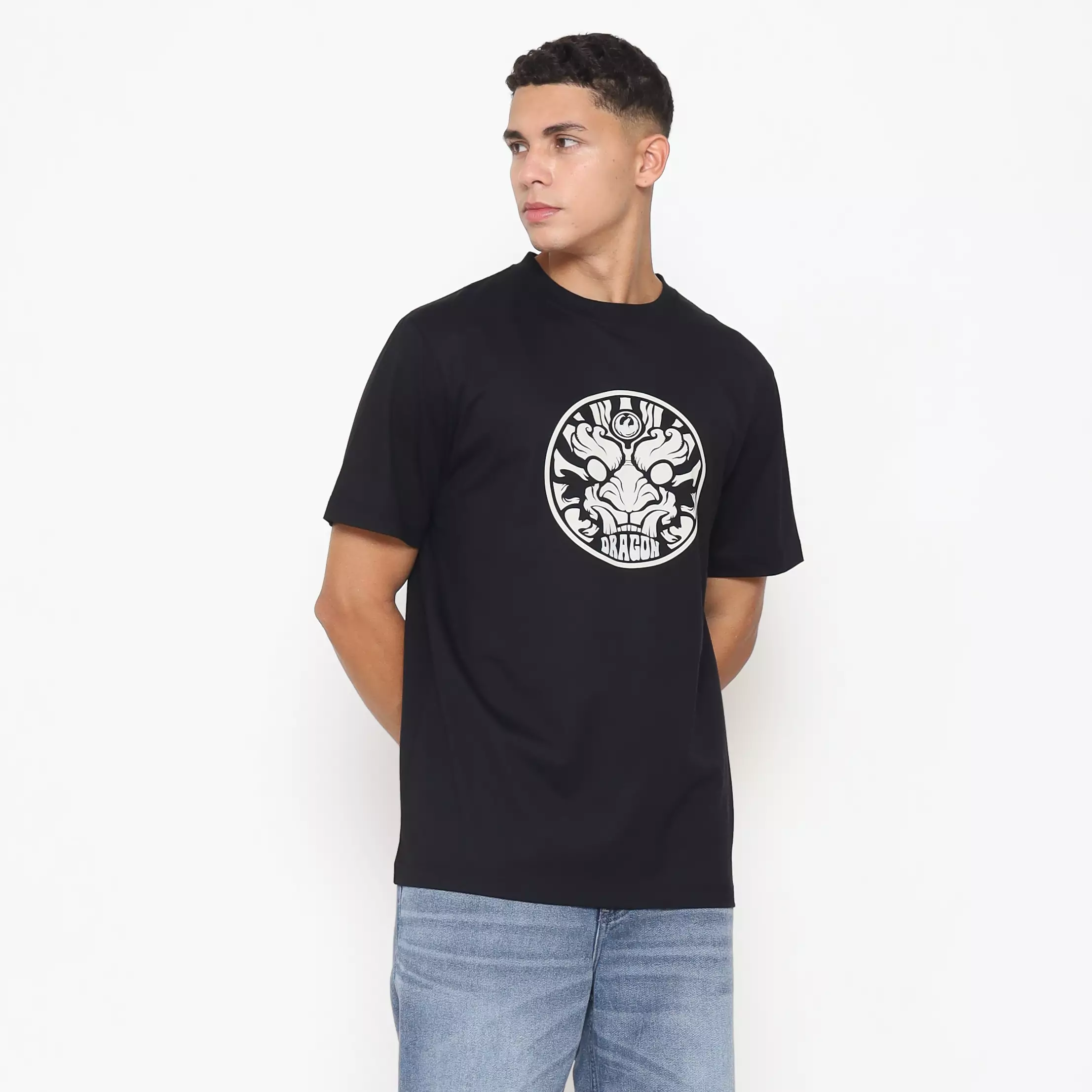 Dragon Kaos lengan pendek Pria Elbraman Planet Surf