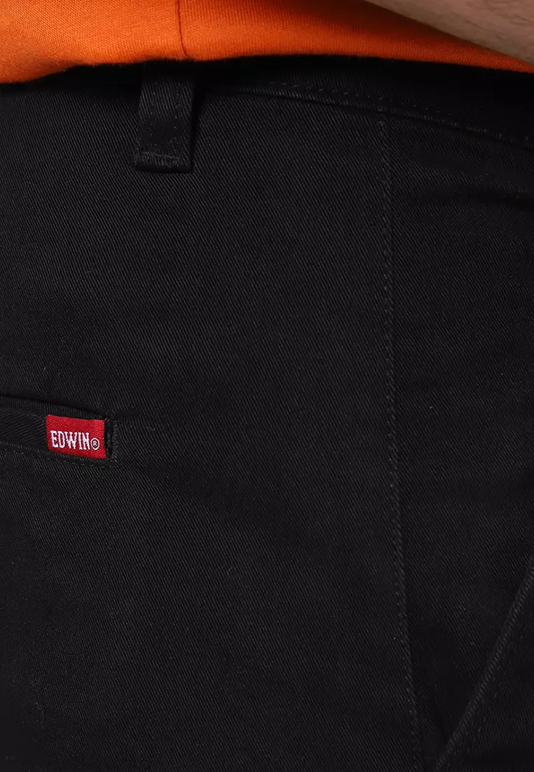 FERANDO CHINOS - JET BLACK Celana Panjang - Bottoms Man Slim Fit