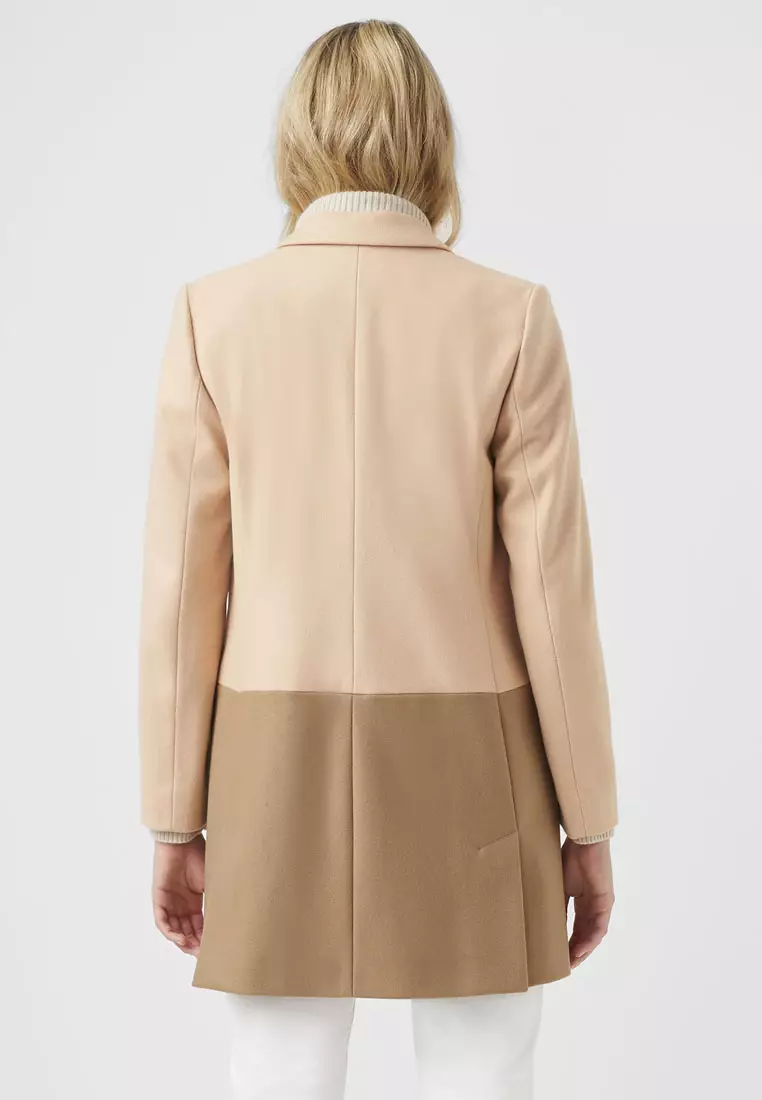 French connection hotsell camel coat