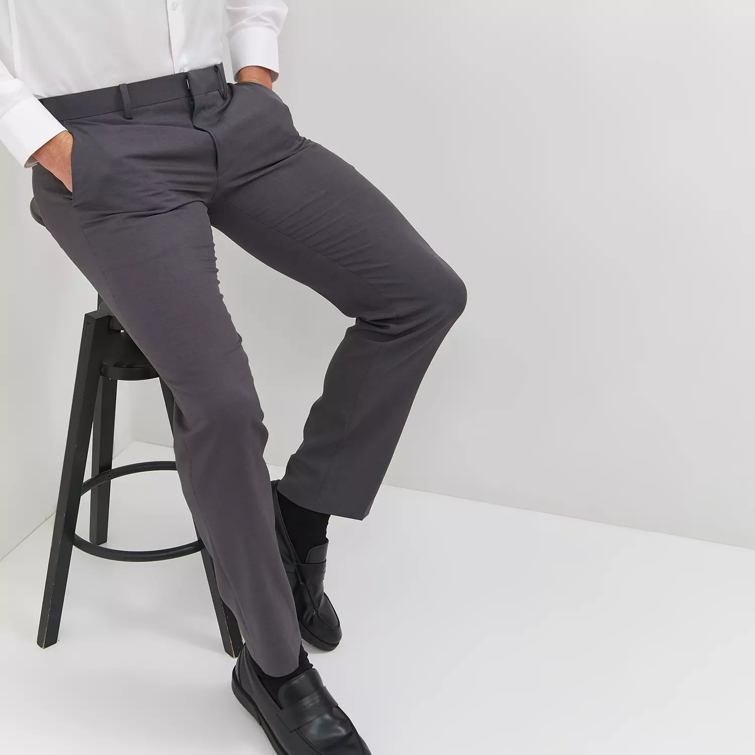 Jobb Cawden Celana Panjang Slim Fit Medium Grey