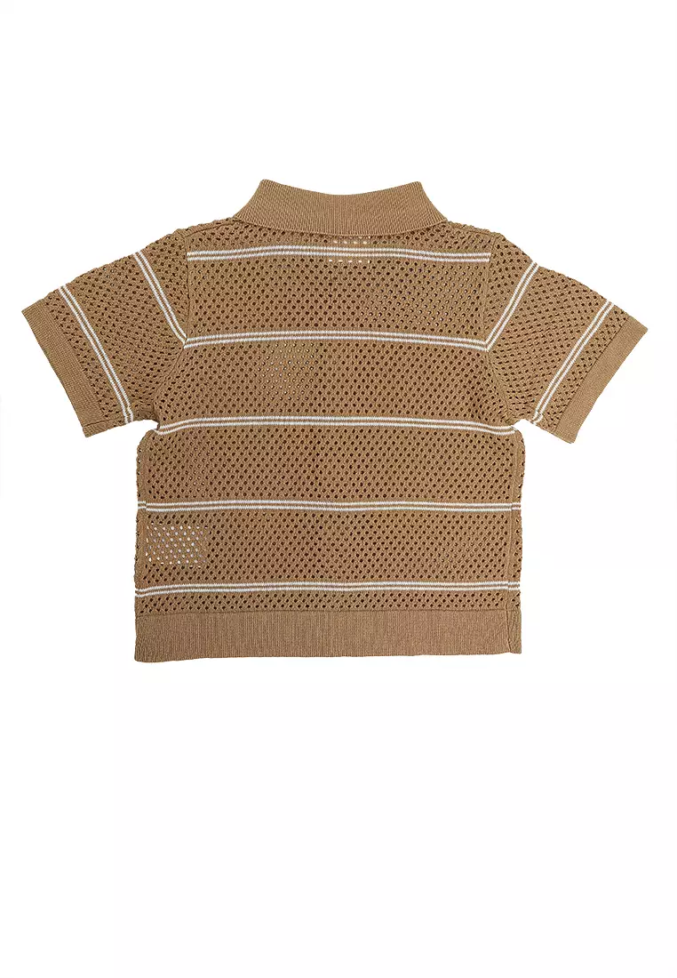 Knitted Short Sleeve Shirt