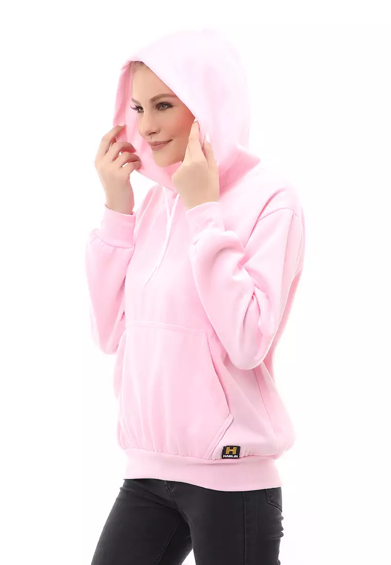 Hardwin Hoodie Jacket Polos Casual Wanita Material Fleece ORIGINAL