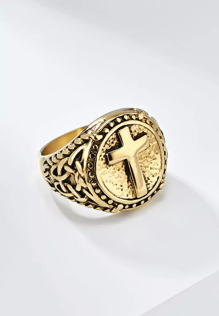 nff☆bold cross ring The Cross Ring | SPARROW