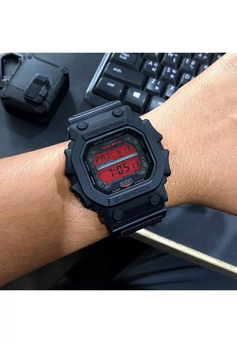 GX-56BBR-1 Men’s Digital Watch Black Resin Band