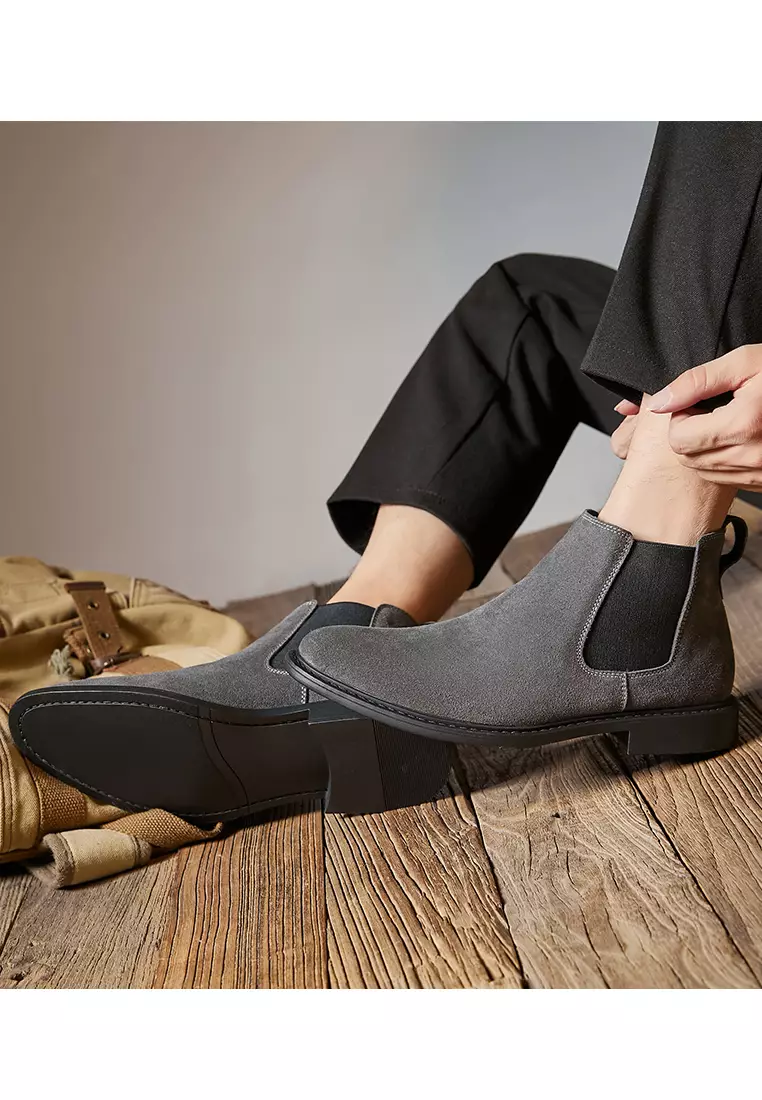 Cow Suede Chelsea Boot KB2298M